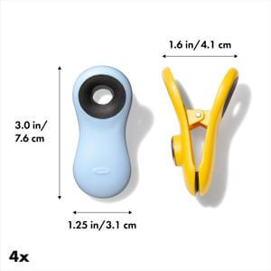 Oxo Goodgrips Magnetic All-Purpose Clips 4 pack Assorted